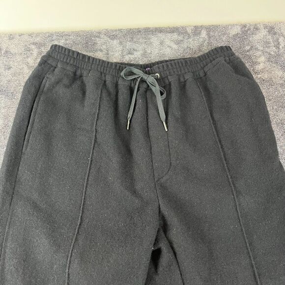 Ralph Lauren Purple Label Cashmere Wool Blend Jogger Pleated Tapered Leg 36 NWOT - Picture 4 of 12